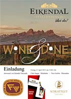 Einladung zum Wine & Dine am 13. April 2018