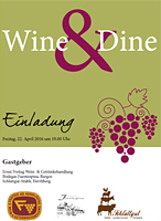 Einladung Wine & Dine