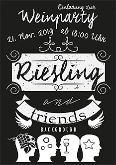 Einladung zur Weinparty - Riesling and friends am 21. November 2019 in Küsnacht