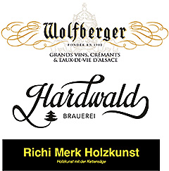 Domaine Wolfberger - Hardwald Brauerei - Richi Merk Holzkunst