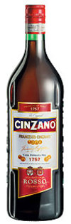 Vermouth Cinzano rot